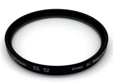 Heliopan Kreuzfilter 52mm Filter ES 52 Cross 4x Filtergewinde