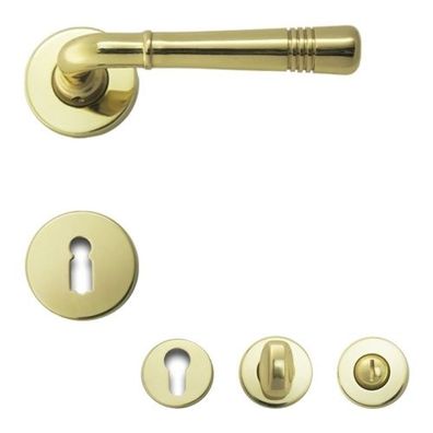 Ghidini R716 Berlin M1 Messing BB/PZ/WC Griff Türdrücker Rosette Türbeschlag