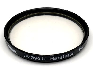 Hama UV HTMC-UV 390 (0-Haze) (VII) Filter 55mm Kreisförmig Filtergewinde M55