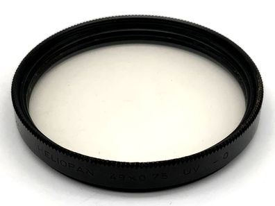 heliopan UV 49x0,75 UV-0 Filter 49mm Kreisförmig Filtergewinde M49