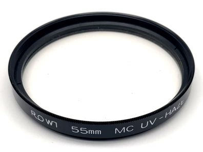 Rowi UV-Filter 55mm Filter MC UV-Haze Kreisförmig Filtergewinde