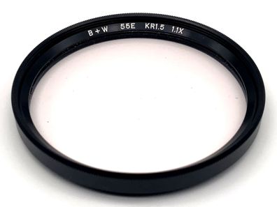 B+W Korrekturfilter 55E KR 1,5 1,1x Kreisförmig Filtergewinde 55mm