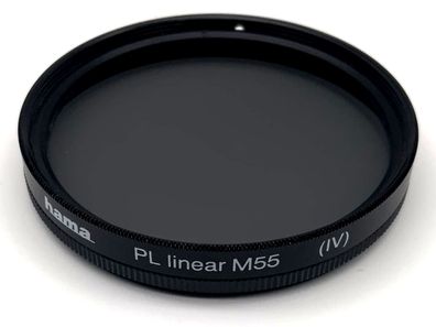 Hama Polfilter 55mm Filter PL linear (IV) Kreisförmig Filtergewinde