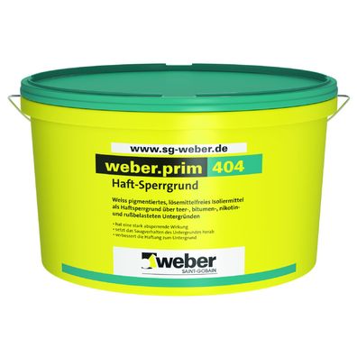 weber. prim 404 Haft-Sperrgrund 15 Liter Eimer
