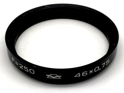 Zenit Close-Up F=250 Nahlinse 46x0,75 Filter 46mm Kreisförmig Filtergewinde M46