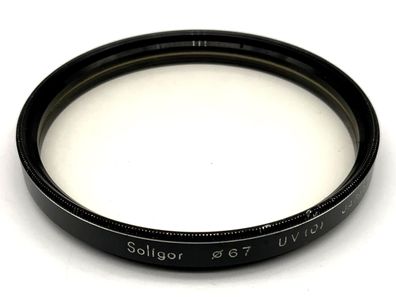 Soligor UV (0) Filter 67mm Kreisförmig Filtergewinde M67
