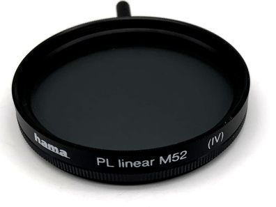 Hama Polfilter PL linear (IV) Filter 52mm Kreisförmig Filtergewinde M52