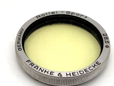 Rollei Farbfilter Sport Gelb yellow für Rolleiflex f/3.5 Tessar/ Xenar (R I)