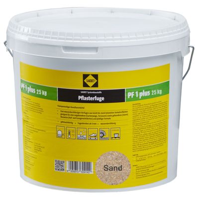 SAKRET Pflasterfugenmörtel PF1 Plus Sand 25kg Kunstharzmörtel 1 K