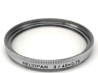 Heliopan Nahlinse Close-Up Macrolinse 3/49x0,75 Filter 49mm Kreisförmig M49