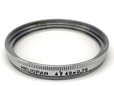 Heliopan Nahlinse Close-Up Macrolinse 4/49x0,75 Filter 49mm Kreisförmig M49