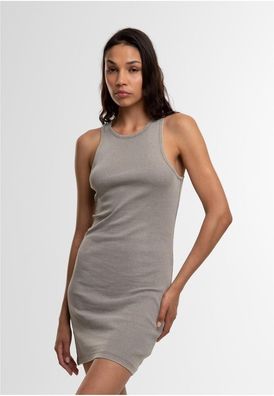 Urban Classics Damen Kleid Ladies Washed Rib Jersey Dress TB7475
