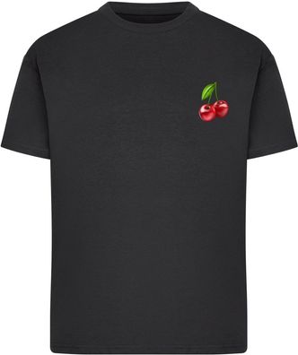 Merchcode Damen T-Shirt Ladies Cherries 2 Tee MP0009599