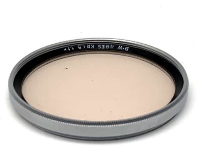 B+W Korrekturfilter 49ES KR 1,5 1.1x in Chrom Filter 49mm Filtergewinde M49