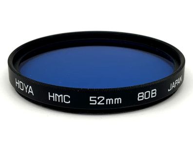 Hoya Farbfilter HMC 80B Blau Blue Filter 52mm Kreisförmig Filtergewinde M52