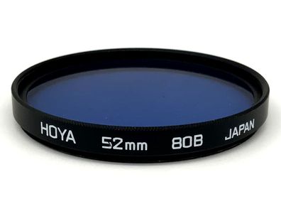 Hoya Farbfilter 80B Blau Blue Filter 52mm Kreisförmig Filtergewinde M52