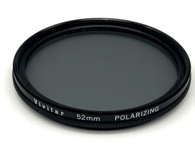 Vivitar Polfilter Polarizing Filter 52mm Kreisförmig Filtergewinde M52