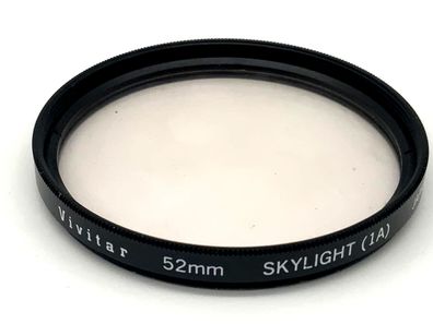 Vivitar Skylight 1A Filter 52mm Kreisförmig Filtergewinde M52