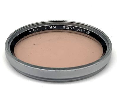 B+W Korrekturfilter KR 3 1,2x Filter 49mm Kreisförmig Filtergewinde M49