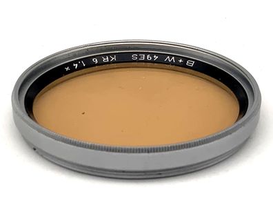 B+W Korrekturfilter KR 6 1,4x Filter 49mm Kreisförmig Filtergewinde M49