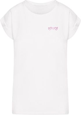 Miss Tee Damen T-Shirt Always Trust Your Heart Ladies Extended Shoulder MST353