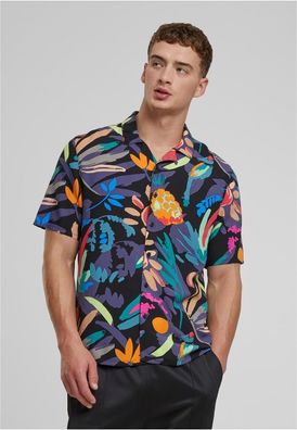 Urban Classics Hemd Viscose AOP Resort Shirt TB4150