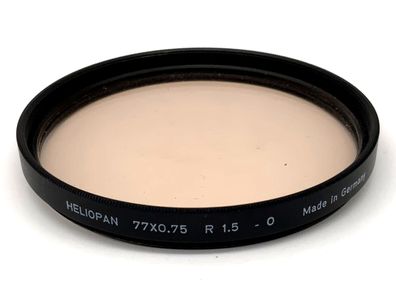 Heliopan Korrekturfilter 77x0,75 R 1,5 -O Filter 77mm Kreisförmig M77
