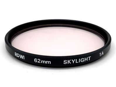 Rowi Skylight Skylight 1A Filter 62mm Kreisförmig Filtergewinde M62