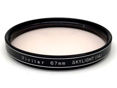 Vivitar Skylight Skylight (1A) Filter 67mm Kreisförmig Filtergewinde M67
