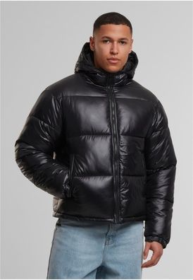 Urban Classics Steppjacke Shiny Puffer Jacket With Hood TB7585