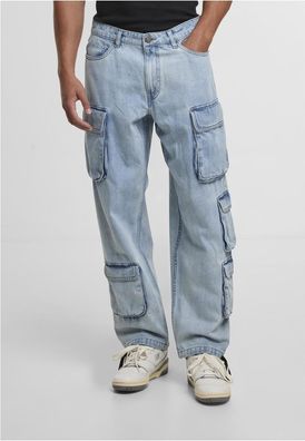 Urban Classics Cargojeans Multi Pocket Denim Cargo TB7322