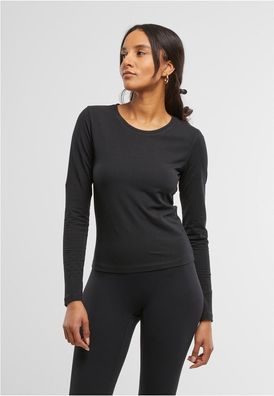 Urban Classics Damen Ladies Basic Super Slim Longsleeve TB7456