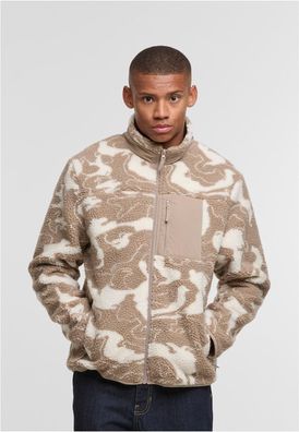 Urban Classics Pattern Teddy Trackjacket TB8025