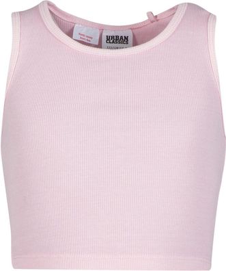 Urban Classics Mädchen T-Shirt Girls Washed Rib Jersey Cropped Shirt UCK7482