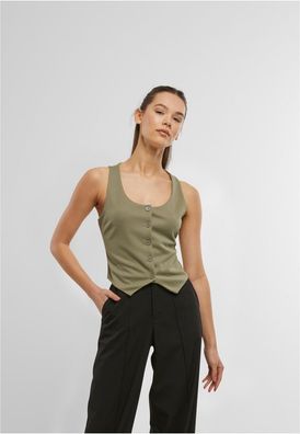 Urban Classics Damen T-Shirt Ladies Jersey Vest TB7701