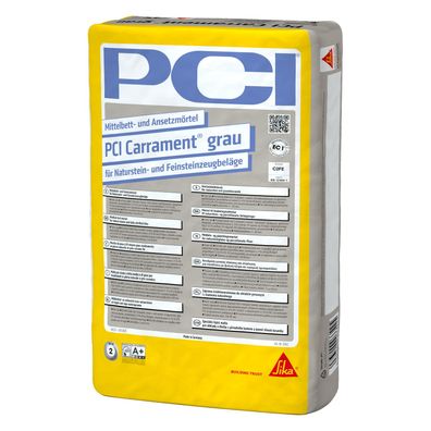 PCI Carrament Natursteinmörtel grau 25kg