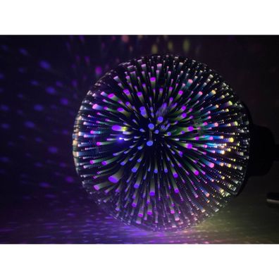 Solar-Leuchte Glaskugel, 3D-Effekt, 1 LED weiß