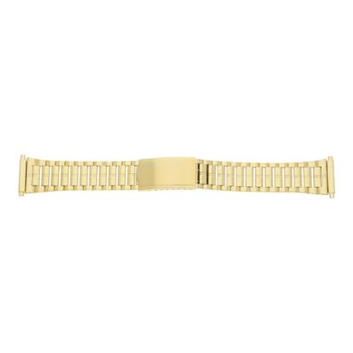 JuwelmaLux Uhrenband JL30-10-4960 Edelstahl gold plattiert