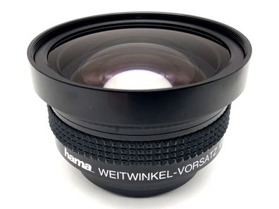 Hama Weitwinkel Vorsatz Video Converter 0,5x extender (46mm / 52mm)