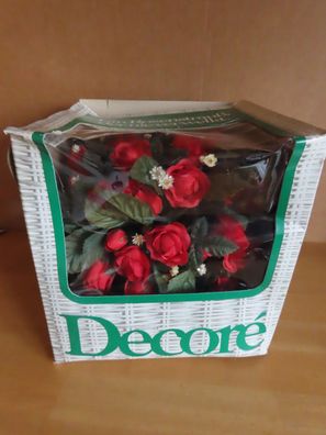 Künstlicher Blumenstrauß rote Rosen Decore