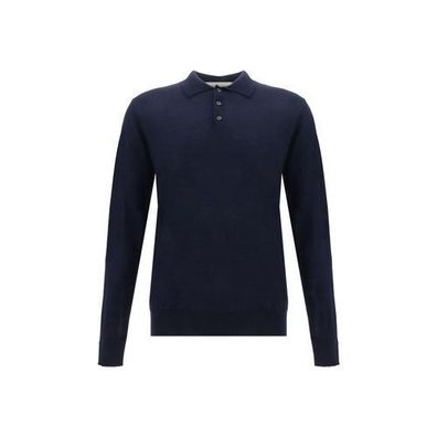 Golden Goose Blue Fleece Wool Shirt