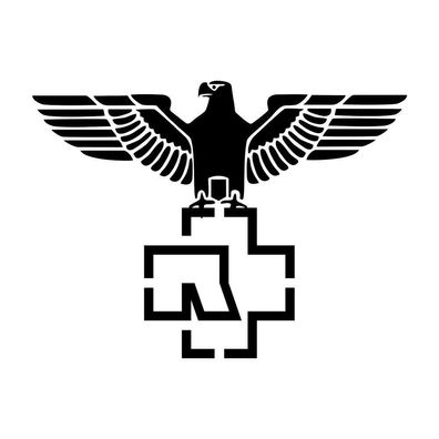 Auto Aufkleber "Rammstein Logo Adler" Rammstein Till Lindemann #0061