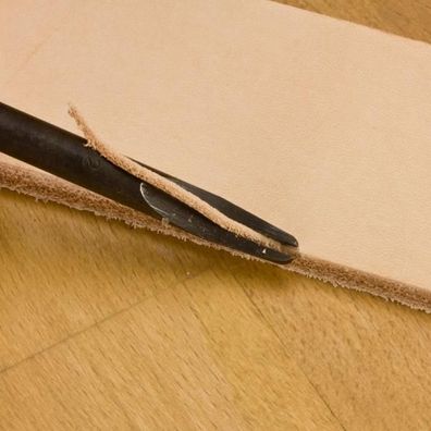 Kantenhobel / Kantenzieher gerade - Abrunden und Entschärfen von Lederkanten