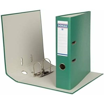 DONAU Klassik Ordner grün Karton 7,5 cm DIN A4