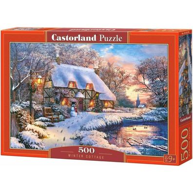 Castorland Winter Cottage Puzzle 500 Teile