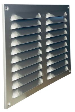 Lüftungsgitter Aluminium eloxiert 320 x 180 mm