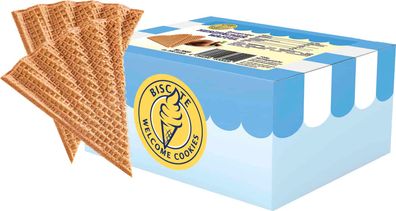 Biscate Wellfächerwaffeln 200 Stück 720 g