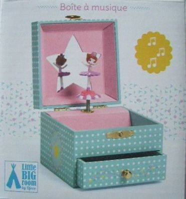 Djeco Aufbewahrung Schmuckkästchen Musikdos Spieldose Zarte Ballerina