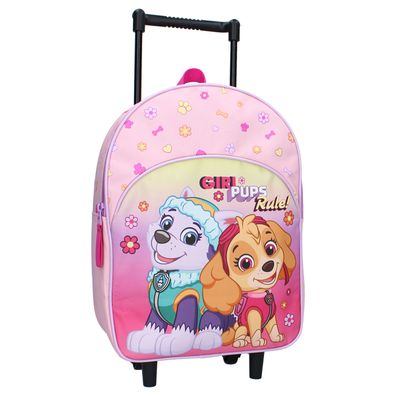 Paw Patrol Rucksack Kinder Trolley mit Rollen und Ausziehgriff
