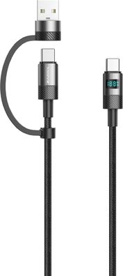 Xssive 2in1 PD Schnelllade-USB-Kabel XSS-CCA-1.2m
